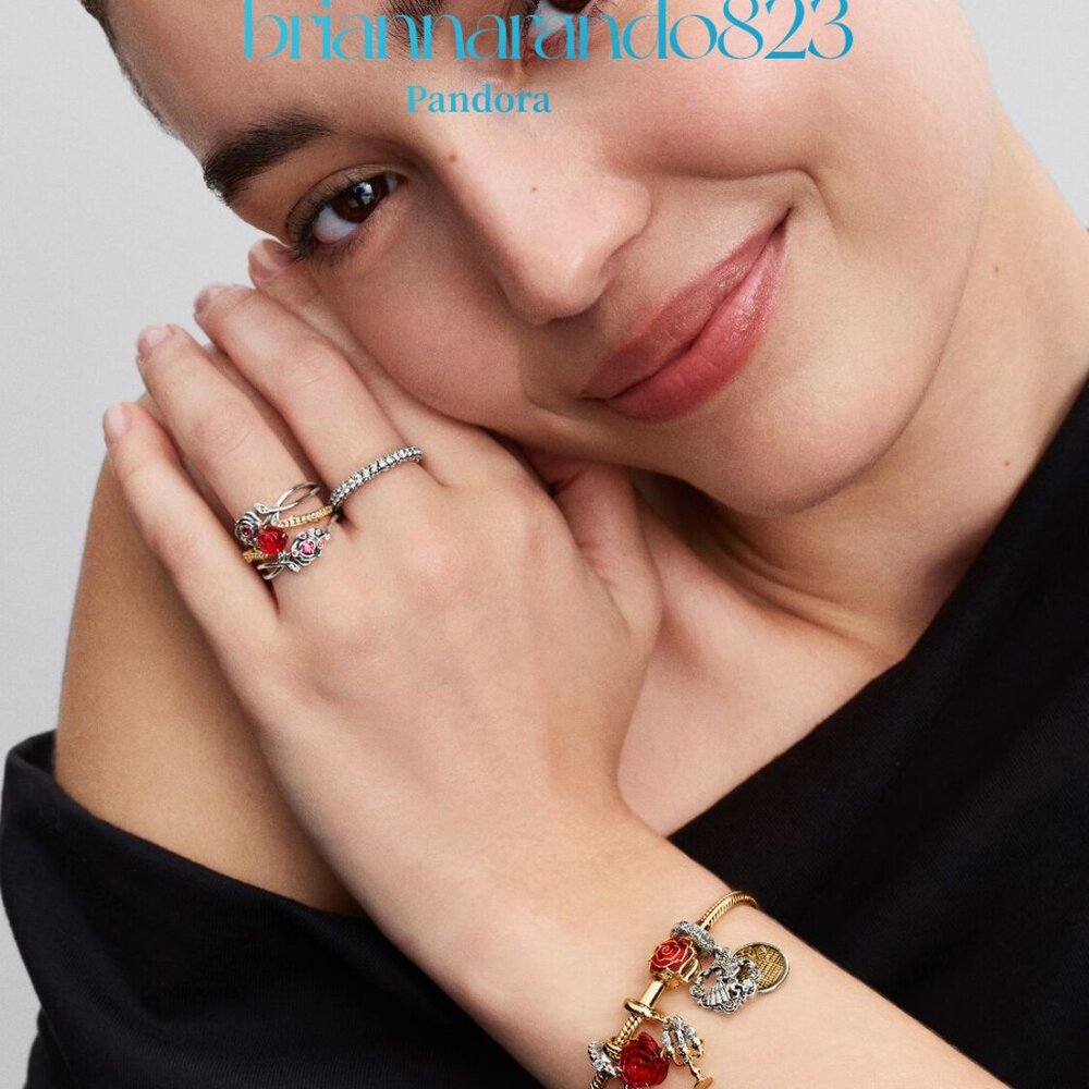 Pandora Disney Beauty And The Beast Dancing Dangl… - image 5